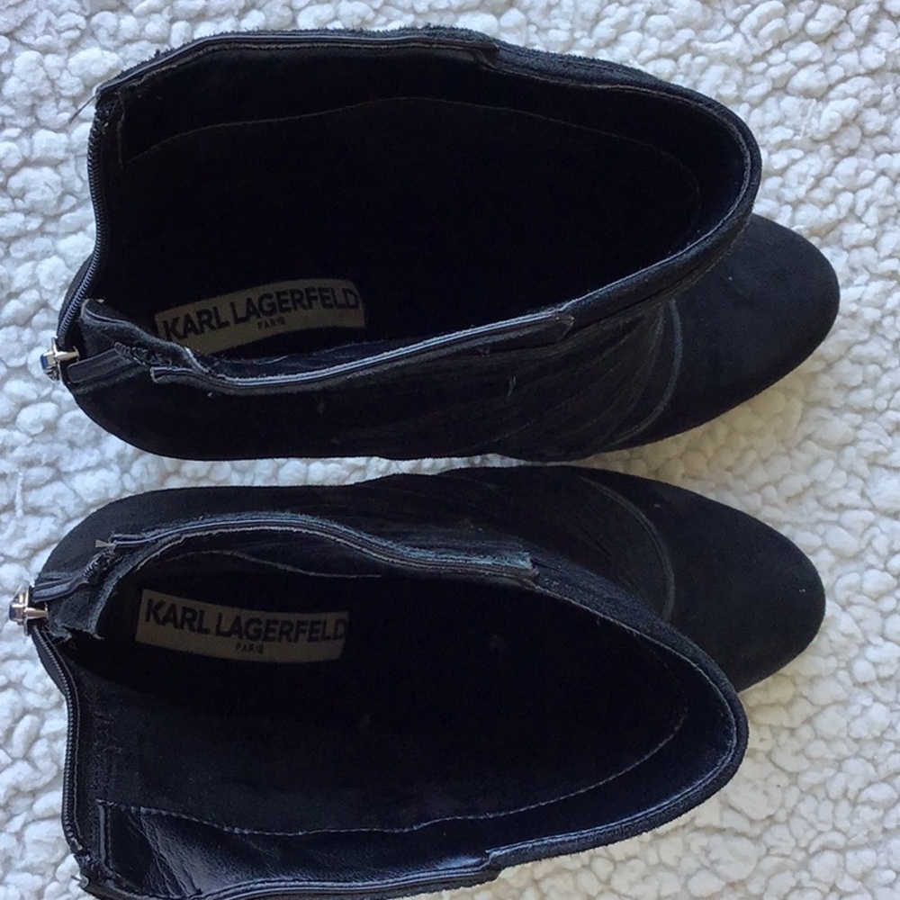 Elegant Black Women's Ankle Boots - Picture 3 of 7